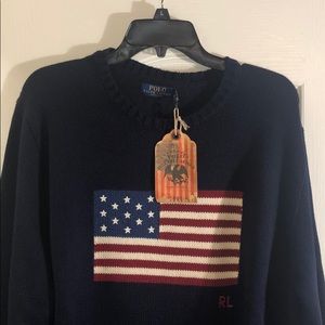 Iconic Ralph Lauren Polo Flag Sweater